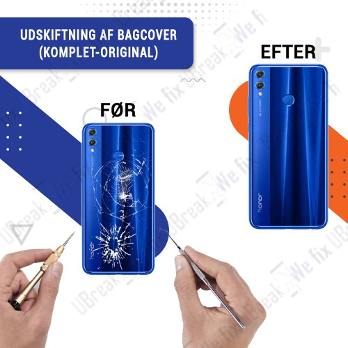 Huawei Honor 8X Back Cover Replacement (Full Frame)