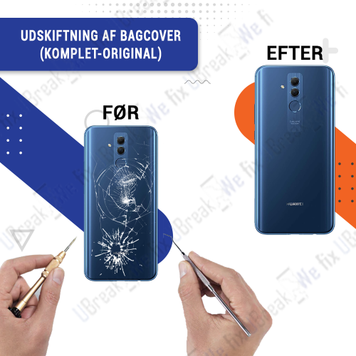 Huawei Mate 20 Lite Back Cover Replacement (Full Frame)