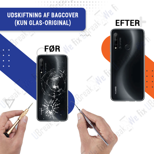 Huawei P20 Lite Back Cover Replacement (just Glass) (OEM)
