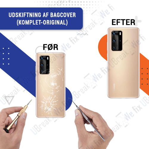 Huawei P40 Pro Back Cover Replacement (Full Frame)