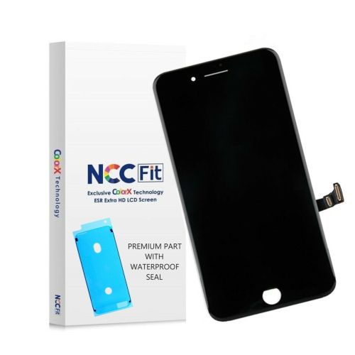 Sort, NCC FIT iPhone 8 LCD-skærm og digitizer-samling