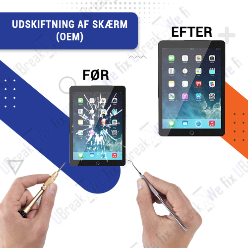 iPad Air 2 Screen Replacement (LCD+TOUCH GLASS) (OEM Quality)