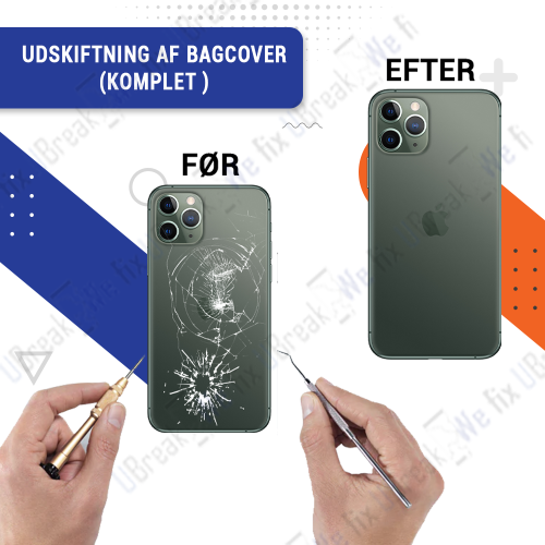 iPhone 11 Pro Max Back Cover Replacement (Incl. frame)