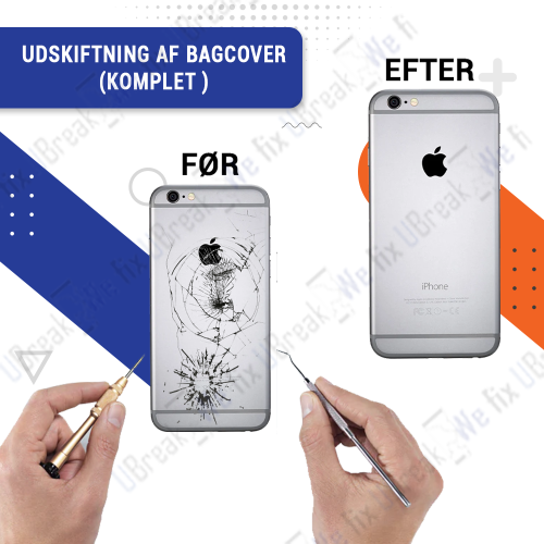 iPhone 6 Back Cover Replacement (Incl. frame)