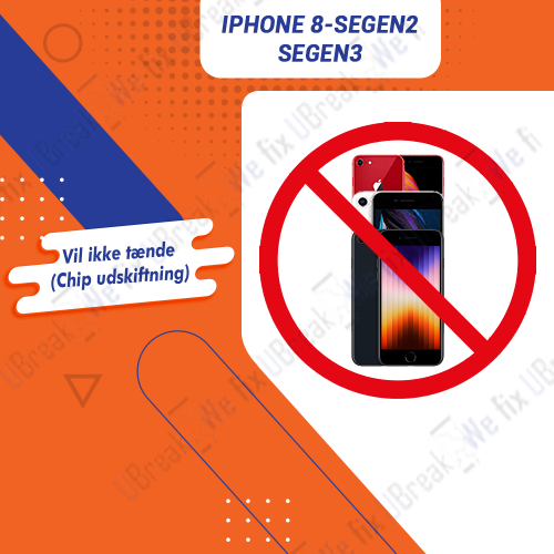 iPhone 8-SEGEN2- SEGEN3 Won't turn on (Chip Replacement)