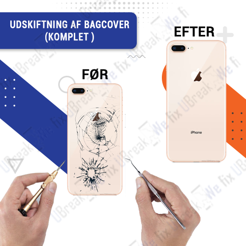 iPhone 8 Plus Back Cover Replacement (Incl. frame)