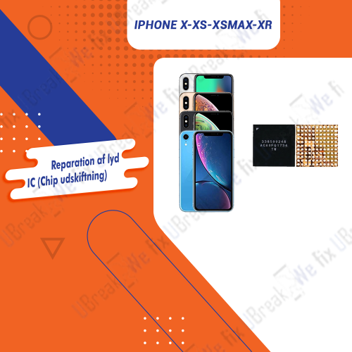 iPhone X-XS-XSMAX-XR Audio IC Repair (Chip replacement)