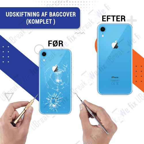 iPhone XR Back Cover Replacement (Incl. frame)