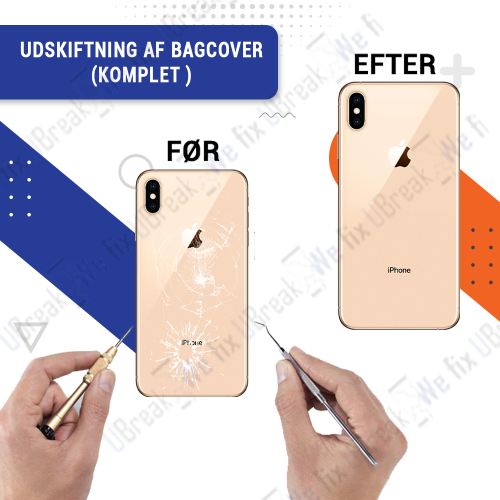 iPhone XS Max Back Cover Replacement (Incl. frame)