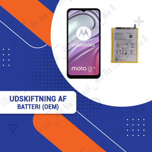 Moto G20 Battery Replacement (OEM)