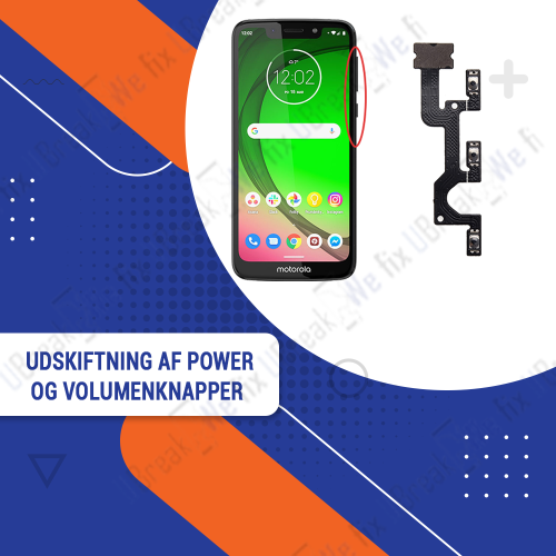Moto G7 Play Power Button-Volume Button Replacement (Functionality)