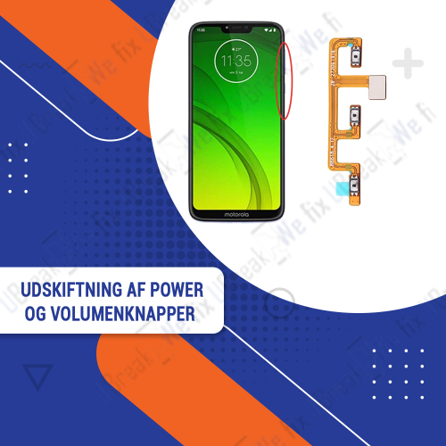 Moto G7 Power Power Button-Volume Button Replacement (Functionality)