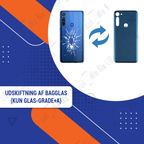 Moto G8 Back Glass Replacement (Glass Only - Grade+A)