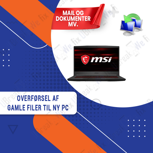 Msi Laptop & Desktop - Setting Up Old Files on New PC (Emails, Documents, etc.)