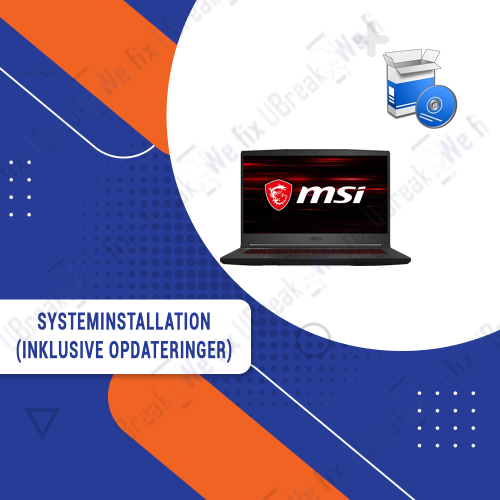 Msi Laptop & Desktop - System Installation (Including Updates)