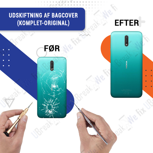 NOKIA 2.3 Back Cover Replacement (Full Frame)