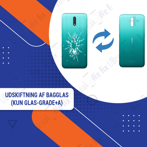 NOKIA 2.3 Back Glass Replacement (Glass Only - Grade+A)