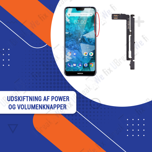 NOKIA 7.1 Power Button-Volume Button Replacement (Functionality)