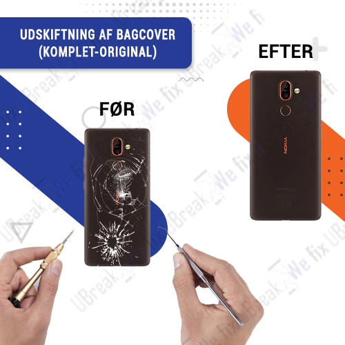 NOKIA 7 PLUS Back Cover Replacement (Full Frame)