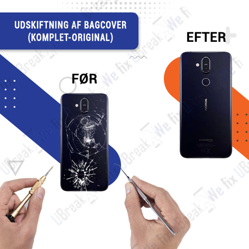 NOKIA 8.1 Back Cover Replacement (Full Frame)