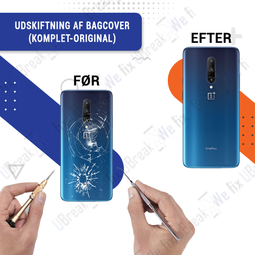 OnePlus 7 Pro Back Cover Replacement (Full Frame-OEM)