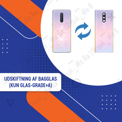 OnePlus 8 Back Glass Replacement (Glass Only - Grade+A)