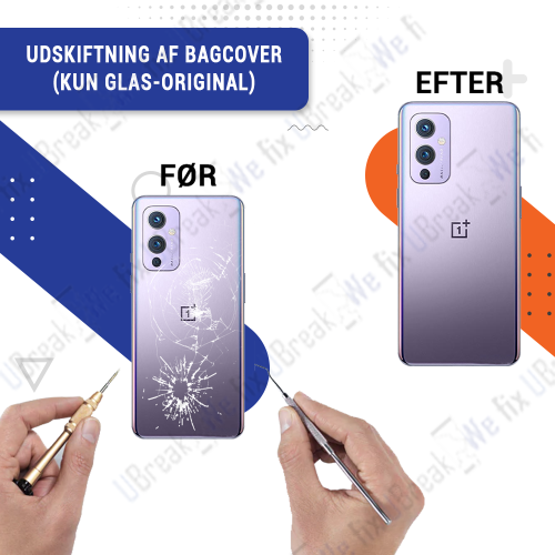 OnePlus 9 Back Cover Replacement (just Glass) (OEM)