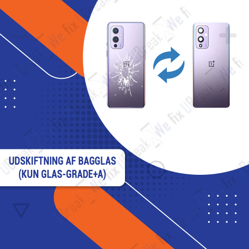 OnePlus 9 Back Glass Replacement (Glass Only - Grade+A)