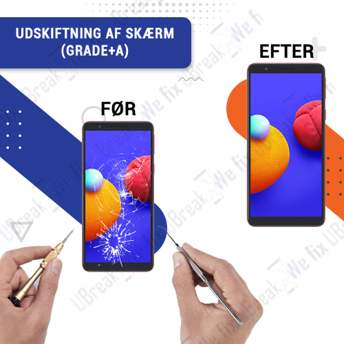 Samsung Galaxy A01 Core Screen Replacement (Grade +A) Call For Price
