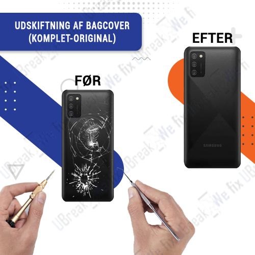Samsung Galaxy A02 S Back Cover Replacement (Full Frame)
