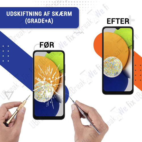 Samsung Galaxy A03 S Screen Replacement (Grade +A)