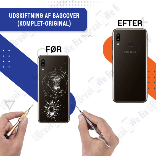 Samsung Galaxy A20 Back Cover Replacement (Full Frame)
