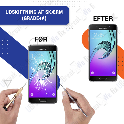 Samsung Galaxy A3 Screen Replacement (Grade +A)
