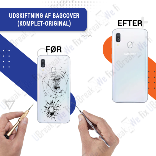 Samsung Galaxy A40 Back Cover Replacement (Full Frame)