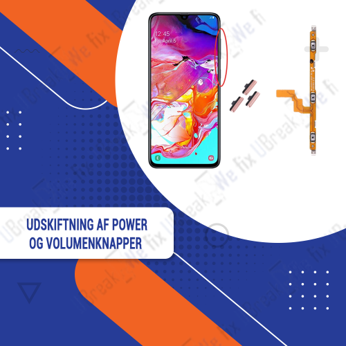 Samsung Galaxy A70 Power Button-Volume Button Replacement (Functionality)