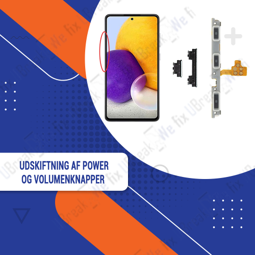 Samsung Galaxy A72 Power Button-Volume Button Replacement (Functionality)