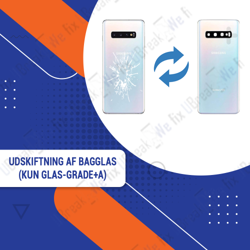 Samsung Galaxy S10 Plus Back Glass Replacement (Glass Only - Grade+A)