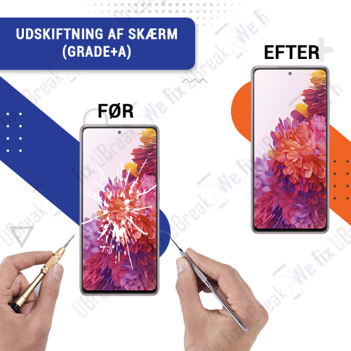 Samsung Galaxy S20 FE 5G Screen Replacement (Grade +A)
