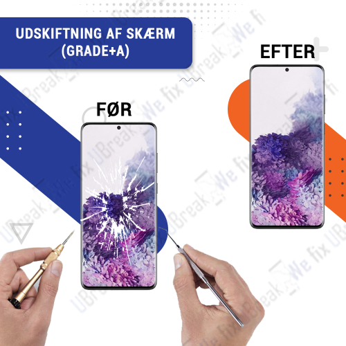 Samsung Galaxy S20 Screen Replacement (Grade +A)