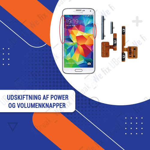 Samsung Galaxy S5 Power Button-Volume Button Replacement (Functionality)