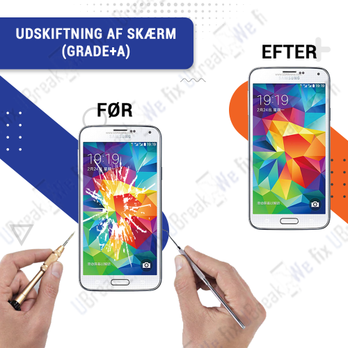 Samsung Galaxy S5 Screen Replacement (Grade +A)