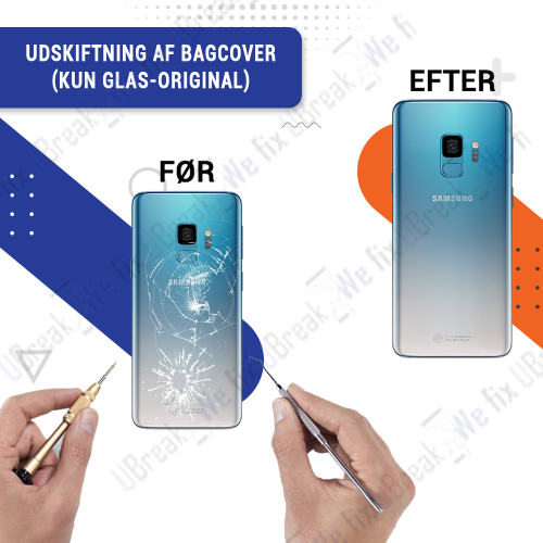 Samsung Galaxy S9 Back Cover Replacement (just Glass) (OEM)