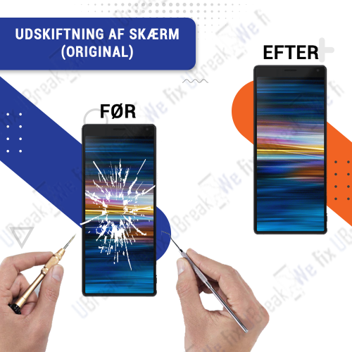 Sony Xperia 10 Plus Screen Replacement (Original Service Pack)