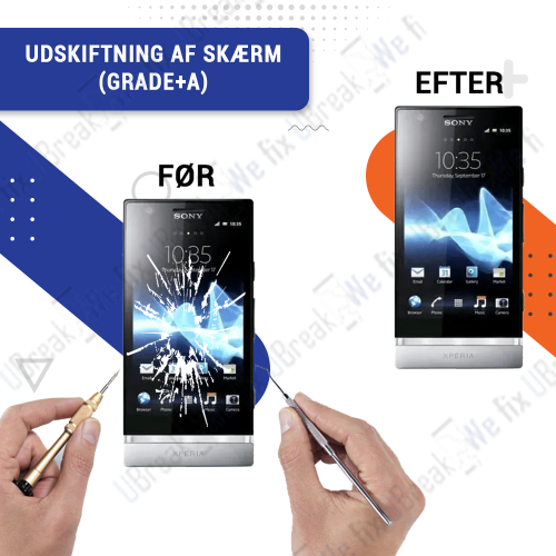 Sony Xperia P Screen Replacement (Grade +A)