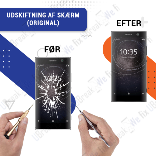 Sony Xperia XA 2 Screen Replacement (Original Service Pack)