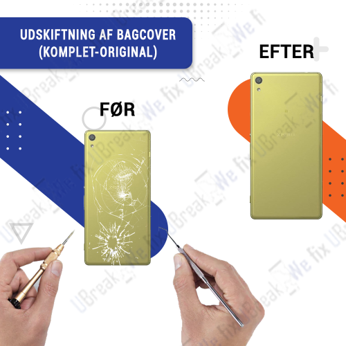 Sony Xperia XA Ultra Back Cover Replacement (Full Frame-OEM)